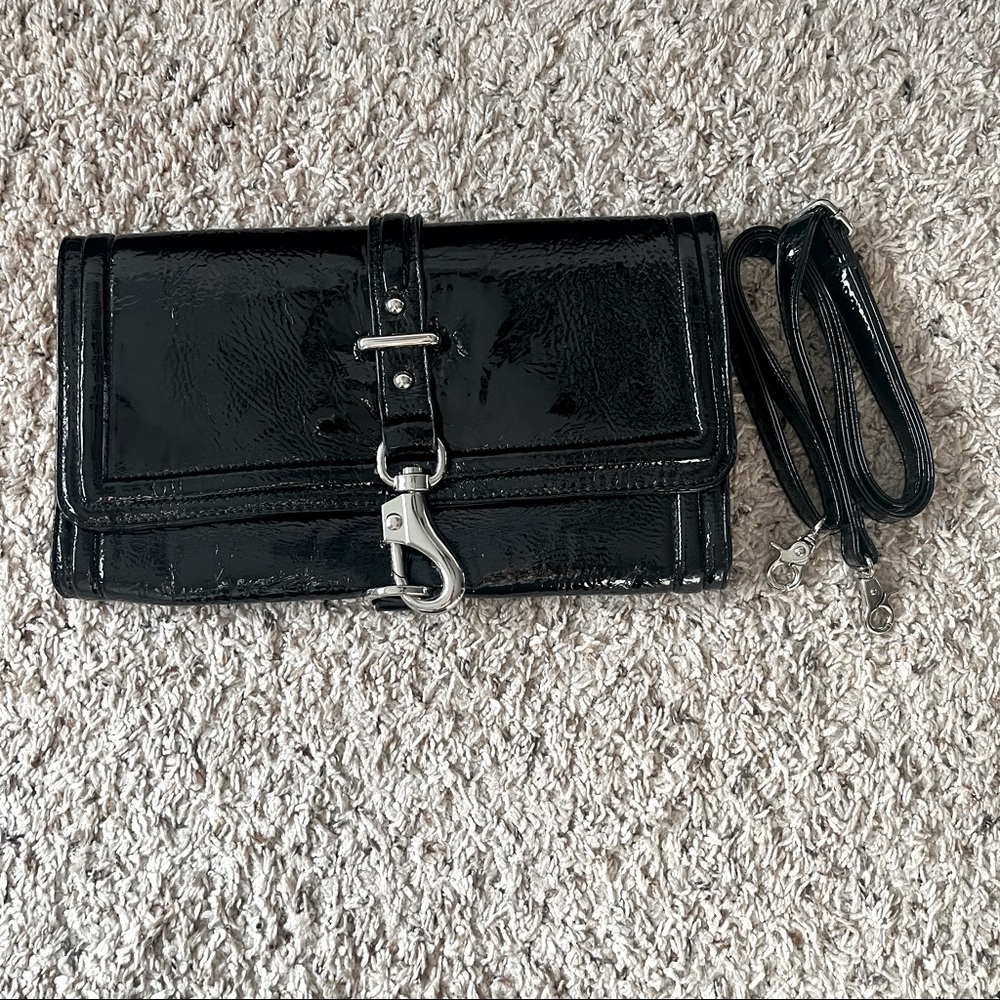 Black Patent Leather Clutch